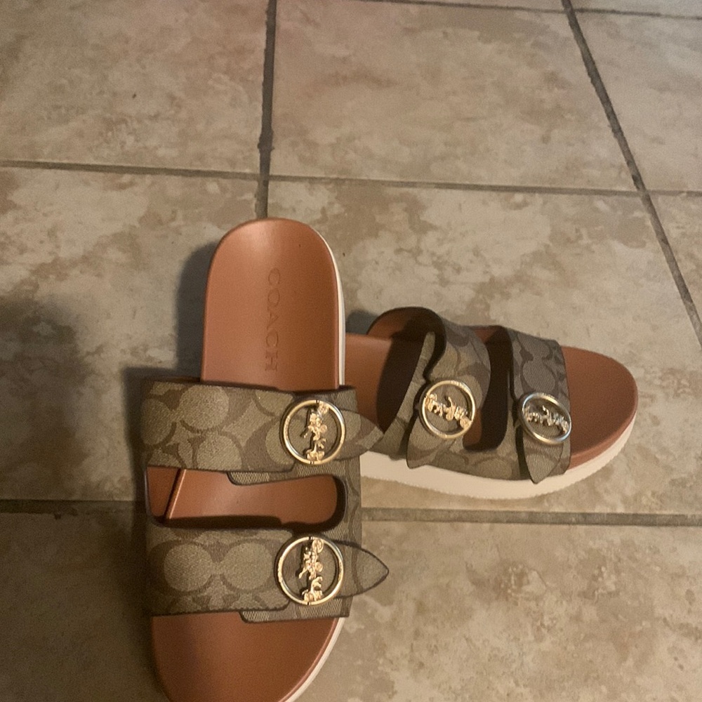 Authentic Coach sandals